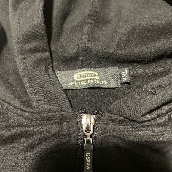 G-Star Black Lightweight Zip-Up Hoody - Picture 3 of 6